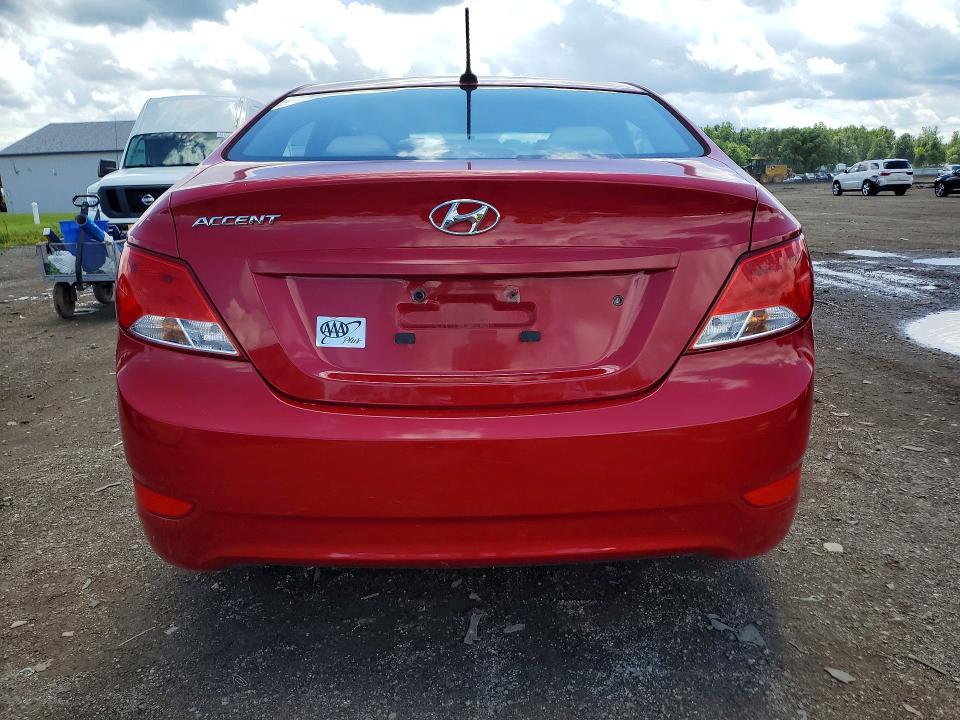 2016 Hyundai Accent VIN KMHCT4AE9GU058550 COPART salvage auction — FRONT END, Oh - Cert Of Title-Salvage, sold $450 on 2026-07-09 (photo 6)