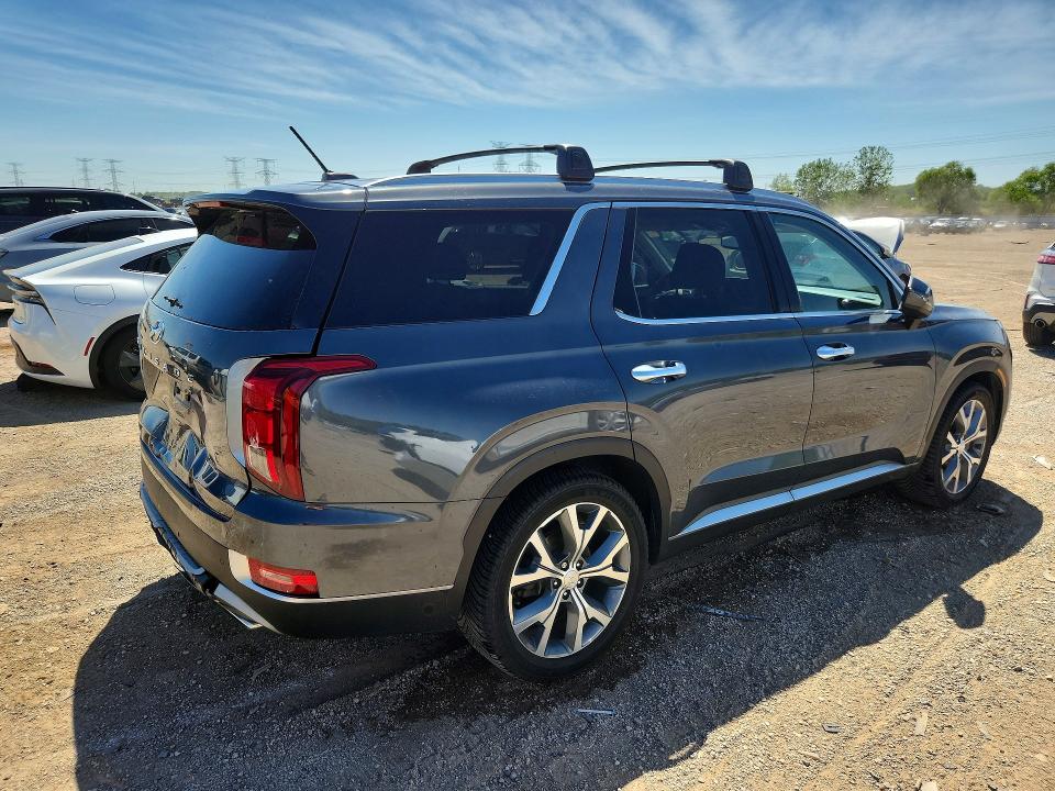 2021 Hyundai VIN KM8R3DHE2MU246726 COPART salvage auction — REAR END, Il - Salvage Certificate, sold $6,600 on 2026-07-28 (photo 3)