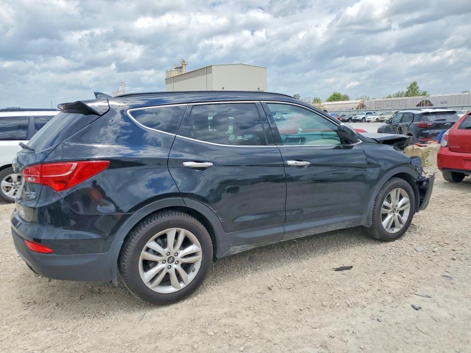 2016 Hyundai Santa fe VIN 5XYZWDLA1GG353725 COPART salvage auction — FRONT END, Ks - Cert Of Title-Salvage, sold $100 on 2026-07-21 (photo 3)