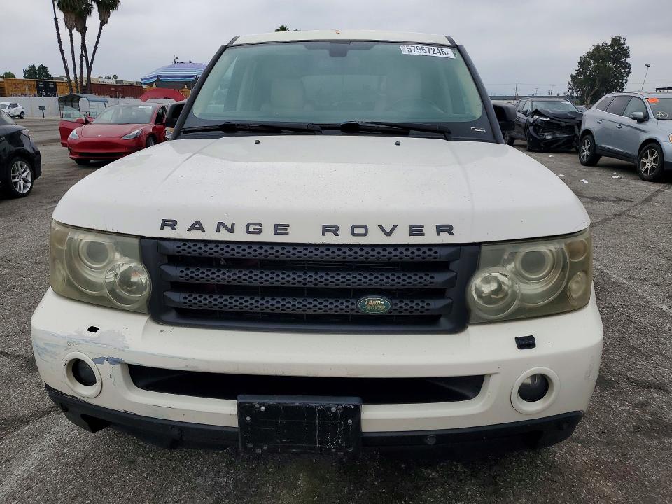 2008 Land rover Range rover sport VIN SALSK25418A152362 COPART salvage auction — REAR END, CA - SALVAGE CERTIFICATE, sold $900 on 2026-07-14 (photo 5)