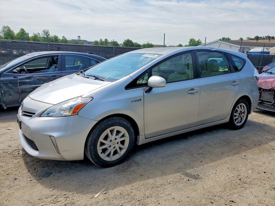 2013 Toyota Prius v VIN JTDZN3EU3D3211994 COPART salvage auction — SIDE, Salvage Title, sold $1,850 on 2026-07-09 (photo 1)