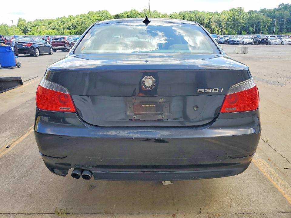 2006 BMW 5 series VIN WBANE73596CM33439 COPART salvage auction — MINOR DENT/SCRATCHES, Ky - Certificate Of Title, sold $300 on 2026-07-09 (photo 6)