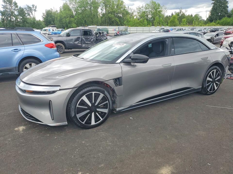 2022 Lucid Air VIN 50EA1GBA4NA005361 COPART salvage auction — REAR END, Id - Salvage Certificate Of Title (P), sold $11,200 on 2026-07-08 (photo 1)