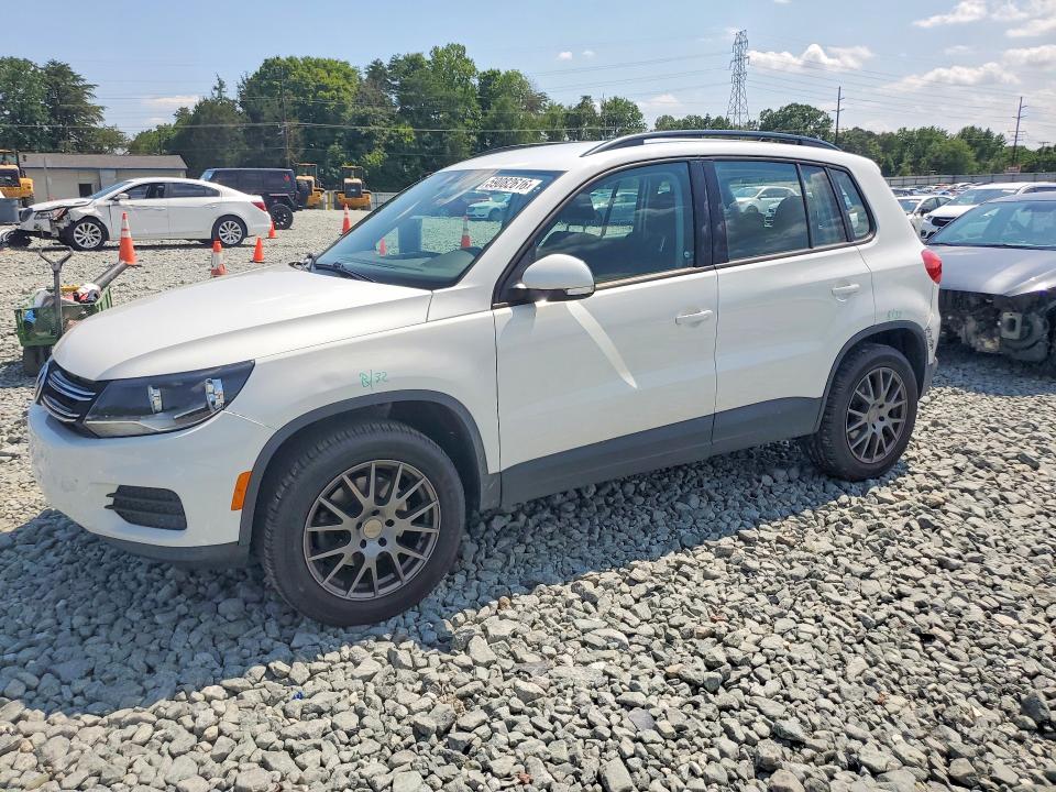 2018 Volkswagen Tiguan VIN WVGBV7AX5JK005503 COPART salvage auction — SIDE, Nc - Salvage Certificate Of Title, sold $2,500 on 2026-08-05 (photo 1)