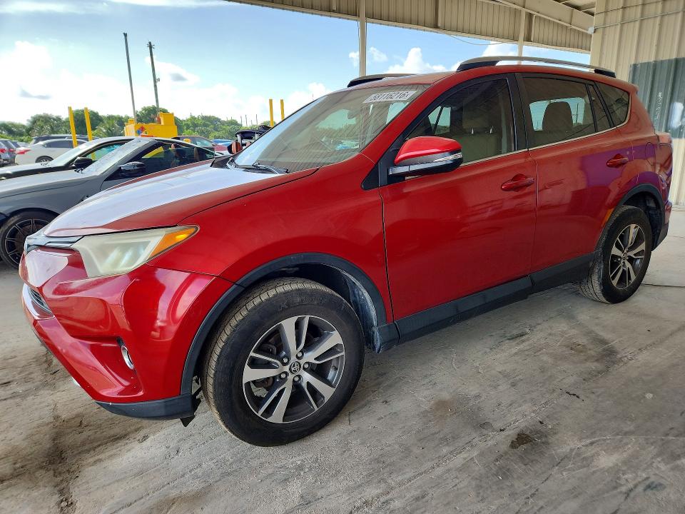 2016 Toyota VIN JTMWFREV4GJ073331 COPART salvage auction — SIDE, Fl - Cert Of Title Slvg Rebuildable, sold $4,050 on 2026-07-22 (photo 1)