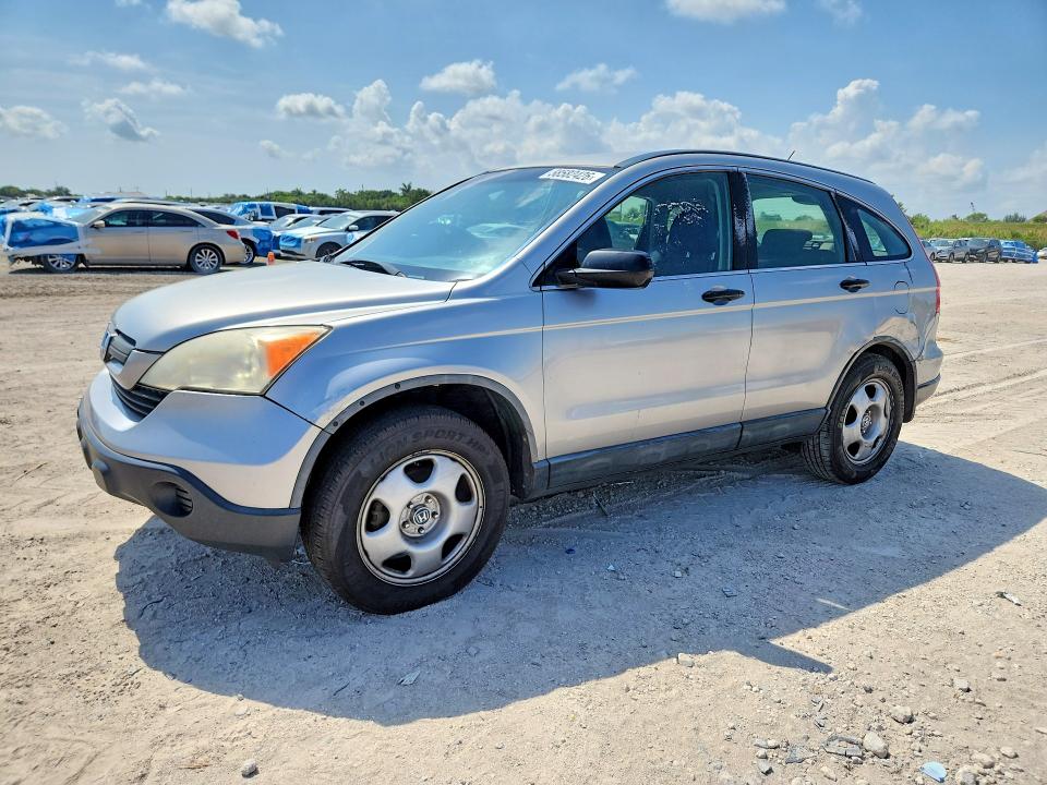 2007 Honda Cr-v VIN JHLRE38347C053367 COPART salvage auction — REAR END, FL - CERT OF TITLE SLVG REBUILDABLE, sold $1,900 on 2026-07-09 (photo 1)