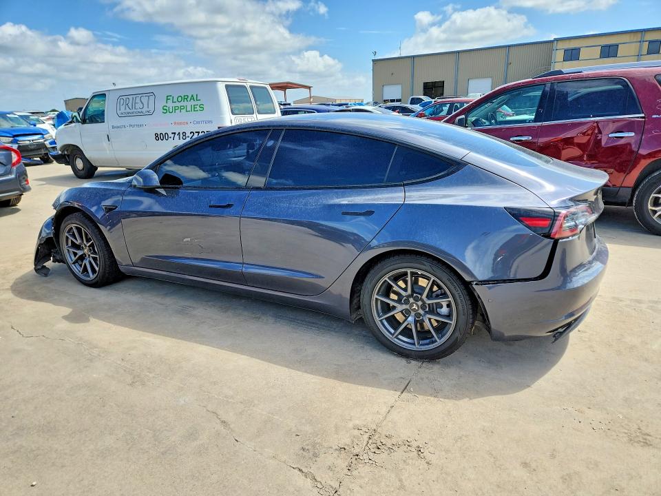 2022 Tesla VIN 5YJ3E1EB5NF246453 COPART salvage auction — FRONT END, Tx - Salvage Vehicle Title, sold $7,700 on 2026-07-09 (photo 2)