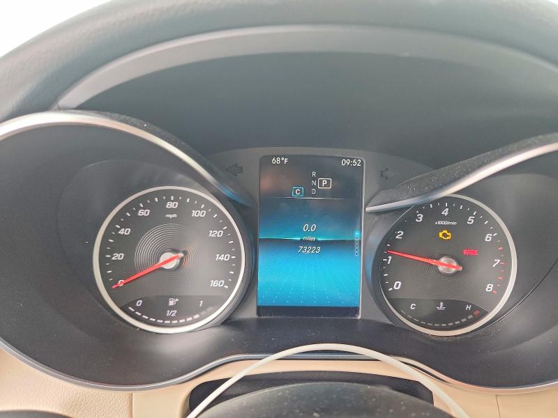 2021 Mercedes-benz Glc VIN W1N0G8DBXMV278637 COPART salvage auction — MECHANICAL, Ca - Dis/Dlr/Exp Only Clean Title, sold $9,500 on 2026-07-10 (photo 9)