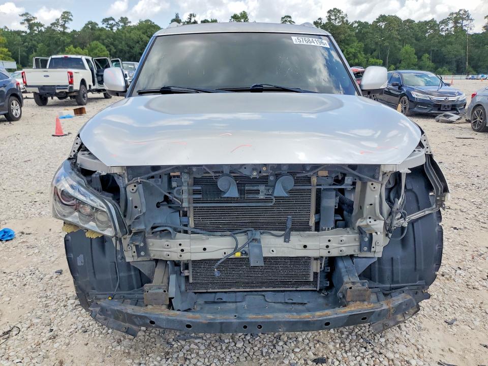 2011 Infiniti Qx56 VIN JN8AZ2NE5B9001836 COPART salvage auction — FRONT END, Tx - Certificate Of Title, sold $2,150 on 2026-07-31 (photo 5)