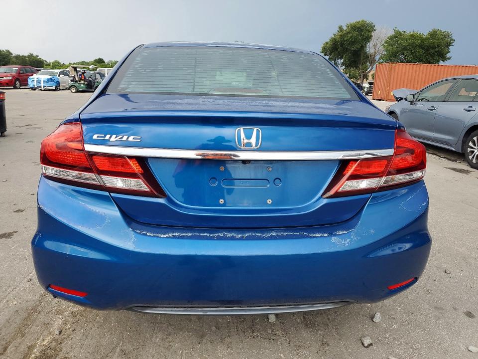2015 Honda Civic VIN 19XFB2F55FE024166 COPART salvage auction — FRONT END, Fl - Cert Of Title Slvg Rebuildable, sold $1,700 on 2026-07-02 (photo 6)