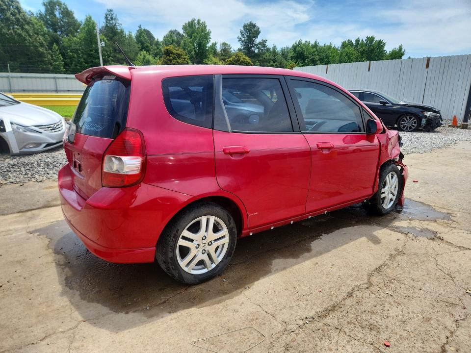 2008 Honda Fit VIN JHMGD38638S012803 COPART salvage auction — FRONT END, TN - SALVAGE CERTIFICATE, sold $450 on 2026-07-09 (photo 3)