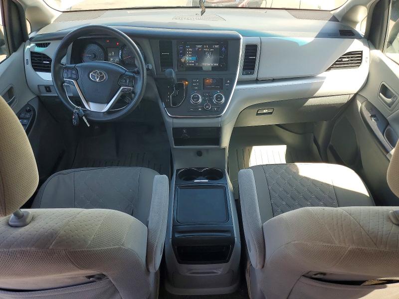 2017 Toyota Sienna VIN 5TDJZ3DC0HS186762 COPART salvage auction — REAR END, Or - Salvage Title Certificate, sold $7,000 on 2026-07-22 (photo 8)