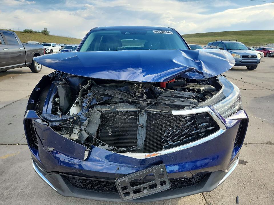 2022 Acura Rdx VIN 5J8TC2H78NL007822 COPART salvage auction — FRONT END, Co - Public - Salvage Title, sold $7,100 on 2026-07-27 (photo 5)