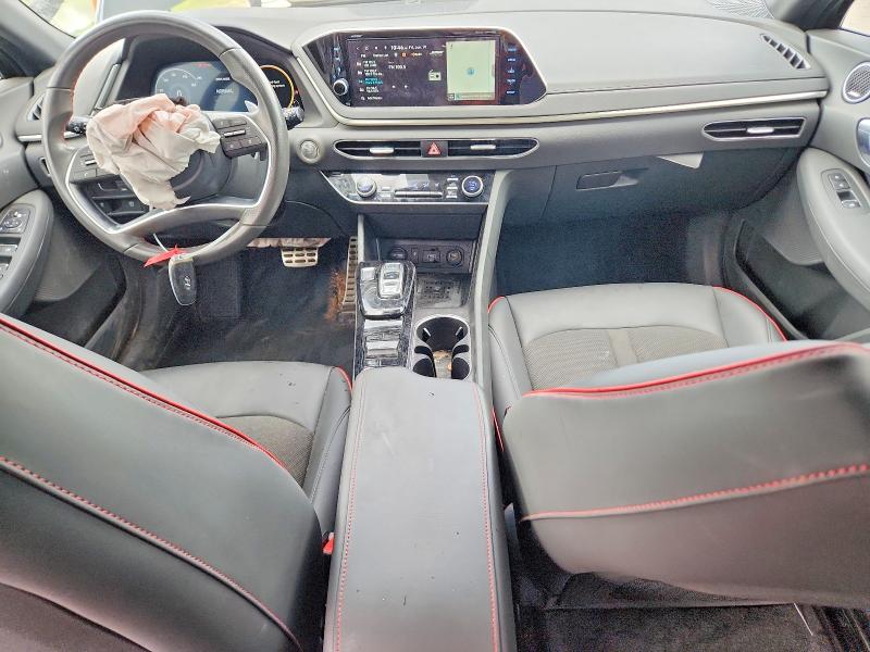 2023 Hyundai Sonata VIN KMHL44J23PA272129 COPART salvage auction — FRONT END, Fl - Certificate Of Destruction, sold $3,000 on 2026-07-14 (photo 8)