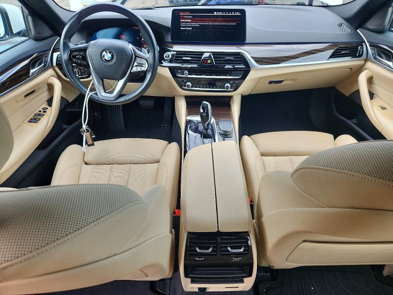 2022 BMW 5 series VIN WBA53BH06NCL01985 COPART salvage auction — WATER/FLOOD, LA - CERT OF TITLE-SALVAGE FLOOD, sold $7,900 on 2026-07-30 (photo 8)