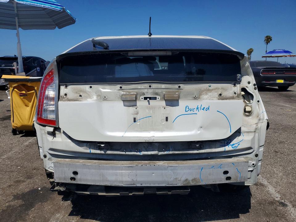 2012 Toyota VIN JTDKN3DU4C5398040 COPART salvage auction — REAR END, Ca - Salvage Certificate, sold $3,250 on 2026-07-24 (photo 6)