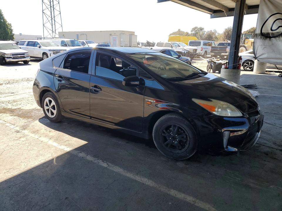 2012 Toyota Prius VIN JTDKN3DUXC5413155 COPART salvage auction — VANDALISM, CA - SALVAGE CERTIFICATE, sold $1,400 on 2026-07-14 (photo 4)