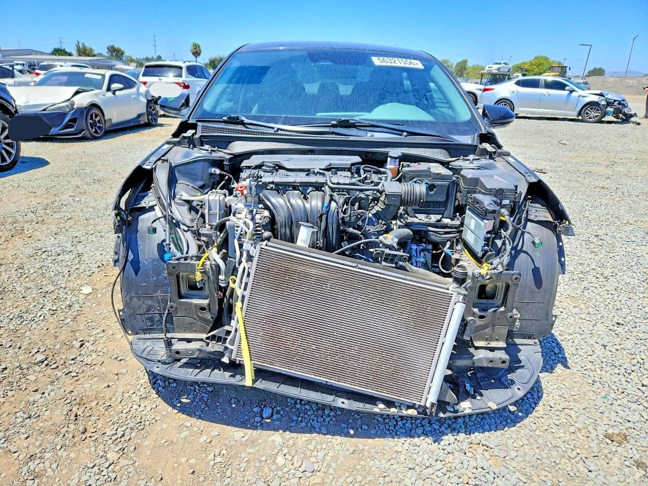 2023 Hyundai Elantra VIN KMHLM4AG9PU530020 COPART salvage auction — Front End, CA - SALVAGE CERTIFICATE, sold $3,900 on 2026-07-10 (photo 5)