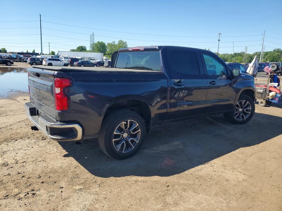 2023 Chevrolet Silverado VIN 3GCPDKEKXPG250215 COPART salvage auction — SIDE, MI - CERTIFICATE OF TITLE, sold $9,100 on 2026-07-31 (photo 3)