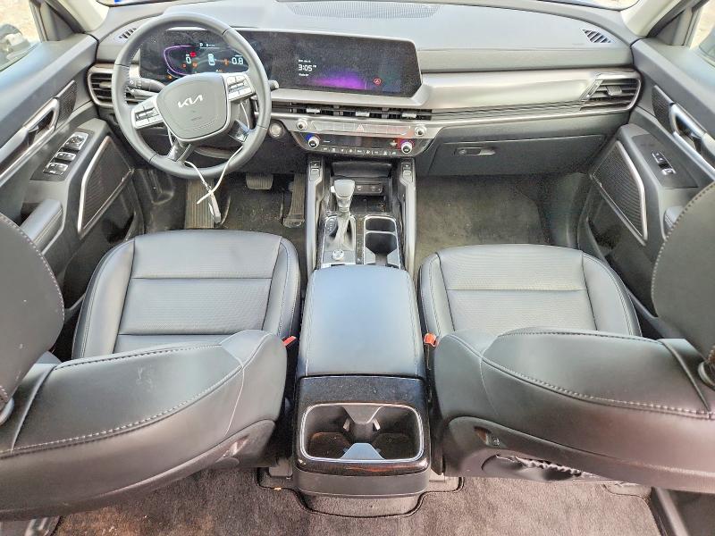 2025 Kia Telluride VIN 5XYP64GC9SG699114 COPART salvage auction — FRONT END, Tx - Nonrepairable Title, sold $15,700 on 2026-07-16 (photo 8)