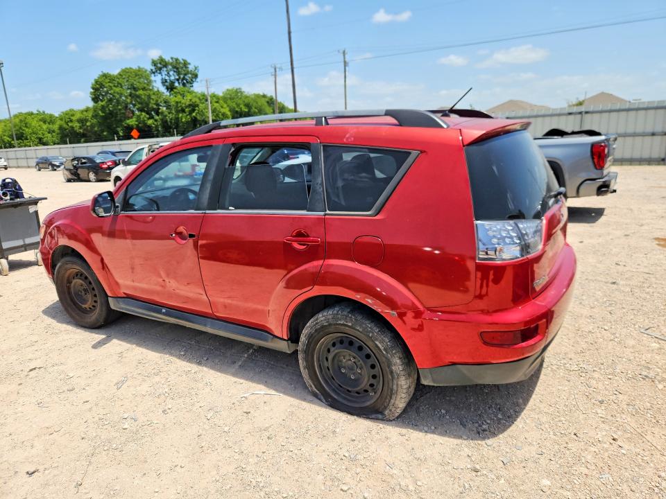 2012 Mitsubishi Outlander VIN JA4AS2AW8CU002048 COPART salvage auction — HAIL, Tx - Certificate Of Title (P), sold $525 on 2026-07-30 (photo 2)