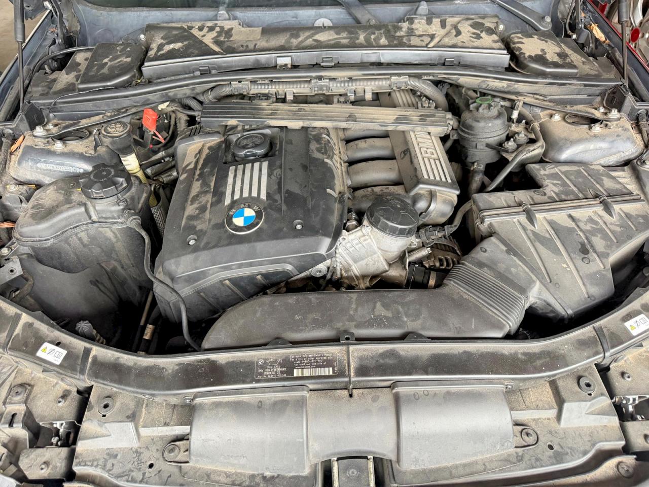 2011 BMW 3 Series VIN WBAKE3C50BE557478 COPART salvage auction — Front End, TX - CERTIFICATE OF TITLE (P), sold $700 on 2026-07-03 (photo 7)