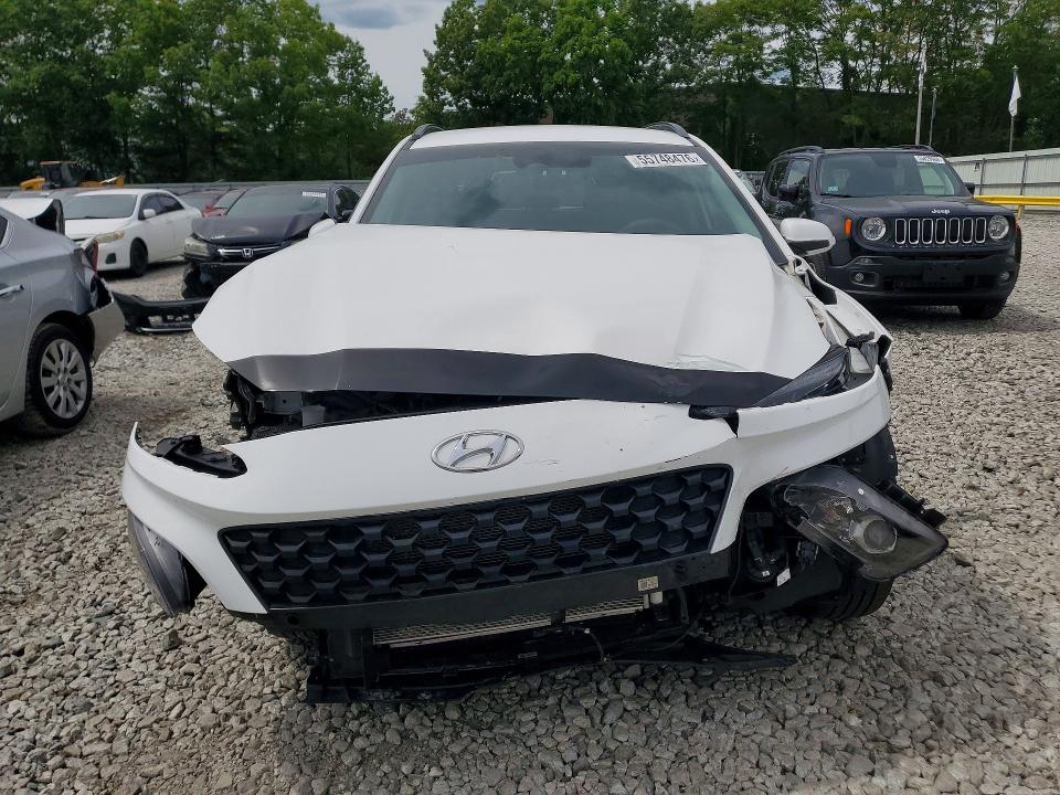 2022 Hyundai VIN KM8K6CAB0NU820423 COPART salvage auction — FRONT END, Ma - Cert Of Title-Salvage, sold $3,250 on 2026-07-10 (photo 5)