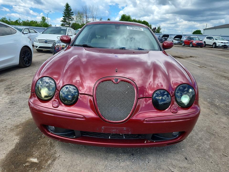 2003 Jaguar S type VIN SAJGA03VX31M65050 COPART salvage auction — BURN, On - Permit Irrepairable, sold $600 on 2026-07-16 (photo 5)