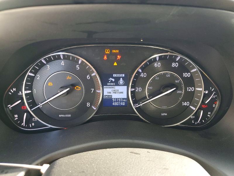2019 Nissan Armada VIN JN8AY2NF6K9352606 COPART salvage auction — FRONT END, Tx - Salvage Vehicle Title, sold $625 on 2026-07-28 (photo 9)