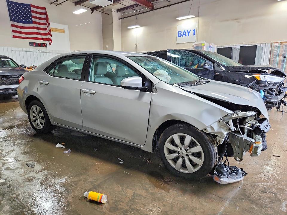 2015 Toyota Corolla VIN 5YFBURHE0FP246580 COPART salvage auction — FRONT END, IL - SALVAGE CERTIFICATE, sold $775 on 2026-07-28 (photo 4)
