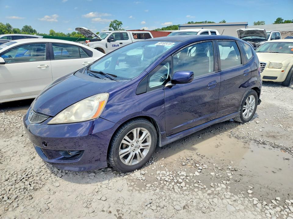 2010 Honda Fit VIN JHMGE8H47AC016457 COPART salvage auction — REAR END, Al - Cert Of Title-Salvage Title, sold $725 on 2026-07-07 (photo 1)