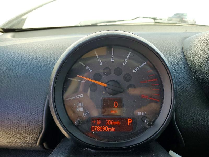 2016 Mini Cooper VIN WMWZC5C54GWU03650 COPART salvage auction — SIDE, Nv - Salvage Title, sold $2,100 on 2026-08-05 (photo 9)