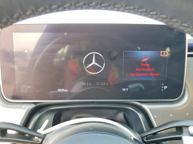 2022 Mercedes-benz VIN W1KCG2DB3NA015146 COPART salvage auction — FRONT END, TX - SALVAGE VEHICLE TITLE (P), sold $20,500 on 2026-07-31 (photo 9)