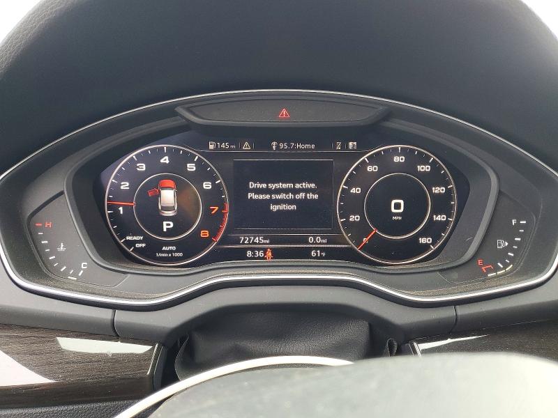 2018 Audi Q5 VIN WA1BNAFY6J2079574 COPART salvage auction — SIDE, Ca - Salvage Certificate, sold $7,400 on 2026-07-09 (photo 9)