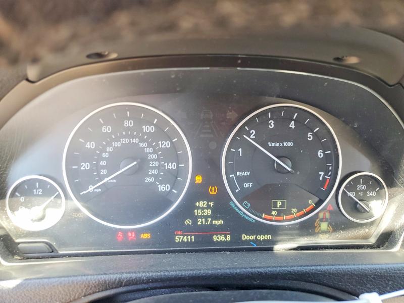 2013 BMW 3 series VIN WBA3A5C56DF352806 COPART salvage auction — SIDE, CA - SALVAGE CERTIFICATE, sold $1,550 on 2026-08-06 (photo 9)