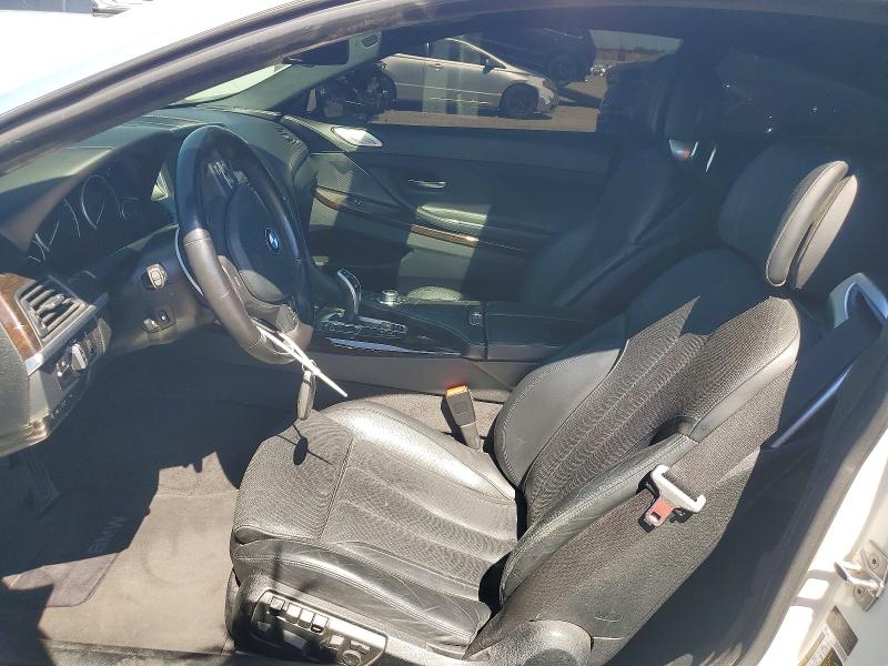 2012 BMW 6er VIN WBALX3C55CC528389 COPART salvage auction — MECHANICAL, Ca - Salvage Certificate, sold $1,800 on 2026-07-23 (photo 7)