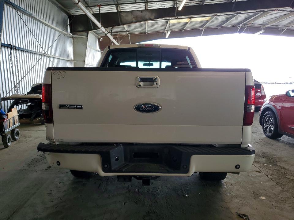 2008 Ford F-150 lightning VIN 1FTRW12558FA60529 COPART salvage auction — REAR END, Ca - Salvage Certificate, sold $1,600 on 2026-07-02 (photo 6)
