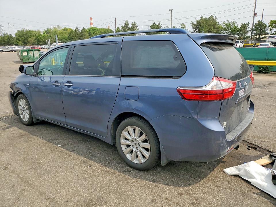 2016 Toyota Sienna VIN 5TDDK3DC3GS141346 COPART salvage auction — FRONT END, Co - Salvage Title, sold $3,100 on 2026-07-09 (photo 2)
