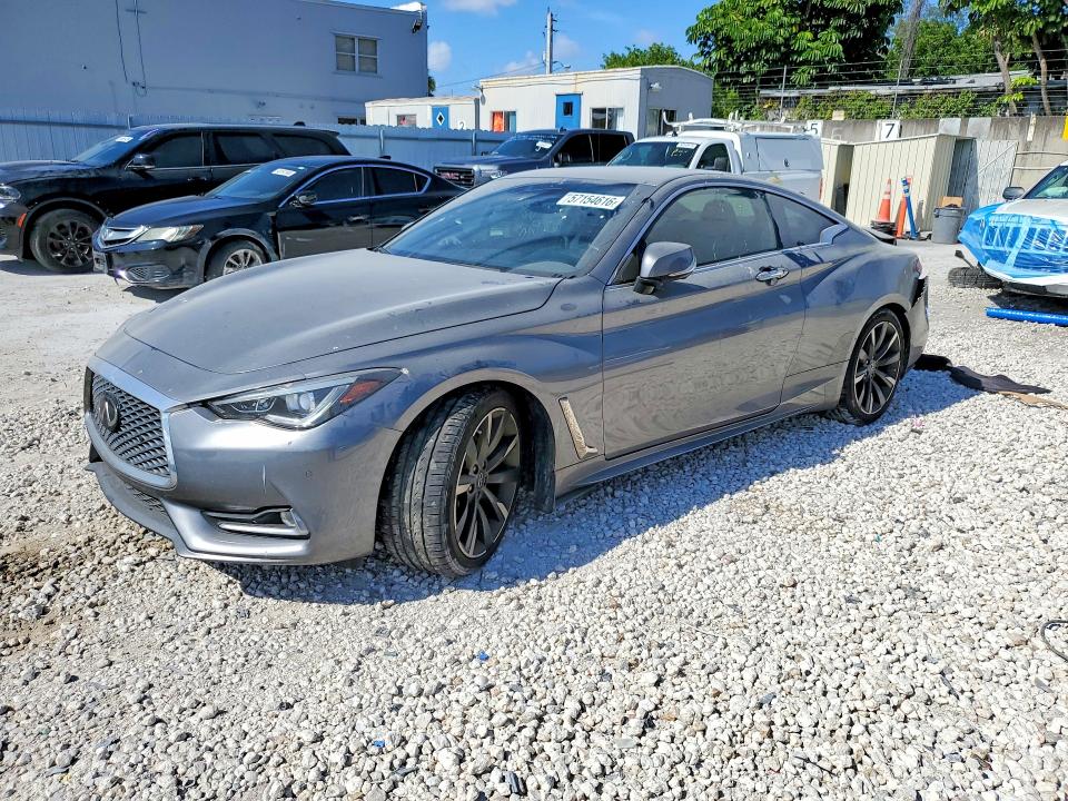 2022 Infiniti Q60 VIN JN1EV7KK1NM600608 COPART salvage auction — REAR END, FL - CERT OF TITLE SLVG REBUILDABLE, sold $5,800 on 2026-07-28 (photo 1)