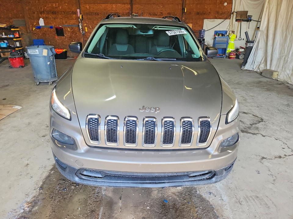 2017 Jeep Cherokee VIN 1C4PJMAB9HW557758 COPART salvage auction — FRONT END, Pa - Certificate Of Salvage, sold $1,300 on 2026-07-02 (photo 5)
