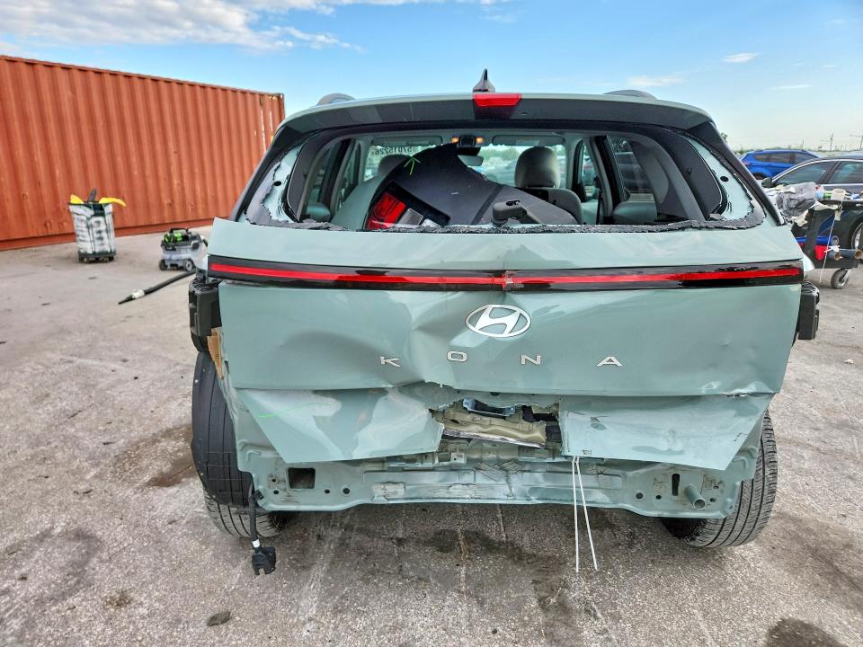 2024 Hyundai Kona VIN KM8HB3AB2RU118082 COPART salvage auction — REAR END, Fl - Certificate Of Destruction, sold $7,800 on 2026-07-16 (photo 6)