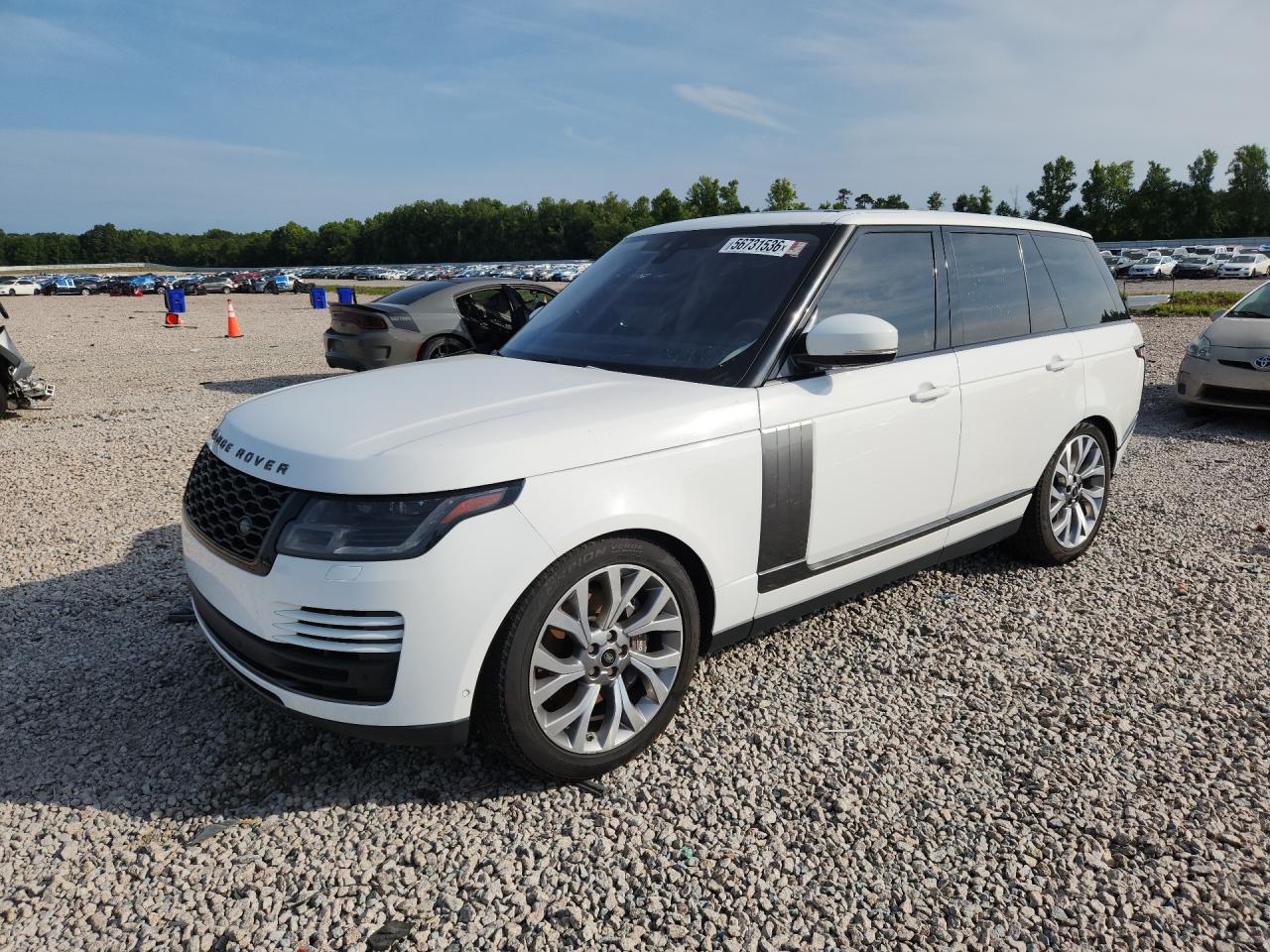 2020 Land Rover Range Rover VIN SALGS2RU2LA405830 COPART salvage auction — Minor Dent/Scratches, NC - CERTIFICATE OF TITLE (P), sold $16,700 on 2026-06-30 (photo 1)