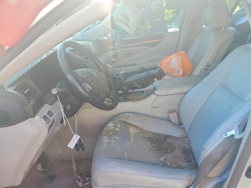 2009 Lexus Ls 460 VIN JTHBL46F195090681 COPART salvage auction — ROLLOVER, Or - Salvage Title Certificate, sold $825 on 2026-07-22 (photo 7)