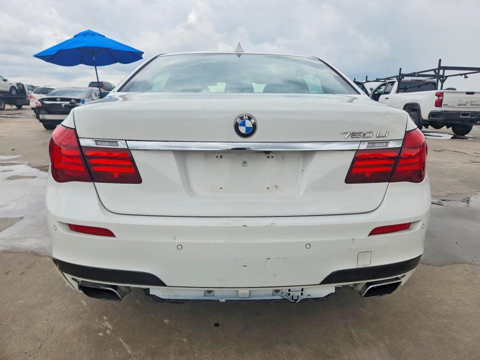 2014 BMW 7er VIN WBAYE8C53ED780597 COPART salvage auction — NORMAL WEAR, La - Certificate Of Title, sold $1,750 on 2026-07-02 (photo 6)