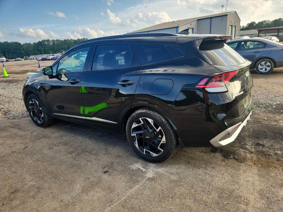 2024 Kia Sportage VIN 5XYK53DF9RG167345 COPART salvage auction — REAR END, Ms - Cert Of Title-Salvaged, sold $11,100 on 2026-07-31 (photo 2)