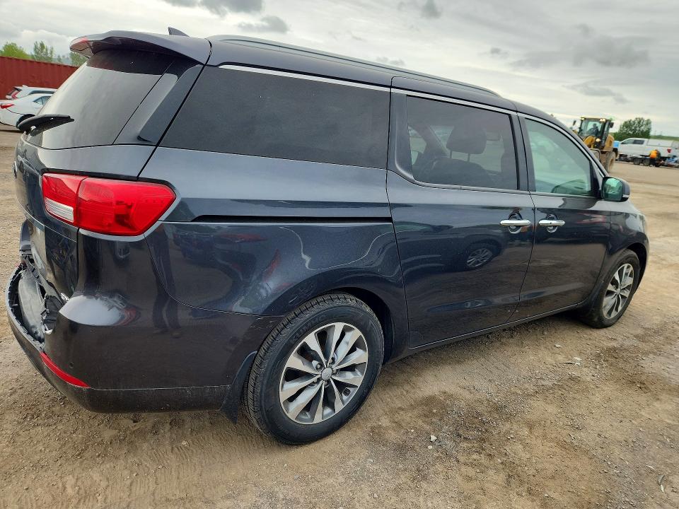 2016 Kia SEDONA VIN KNDMC5C19G6230296 COPART salvage auction — REAR END, On - Permit No Brand - Unfit, sold $1,400 on 2026-07-07 (photo 3)