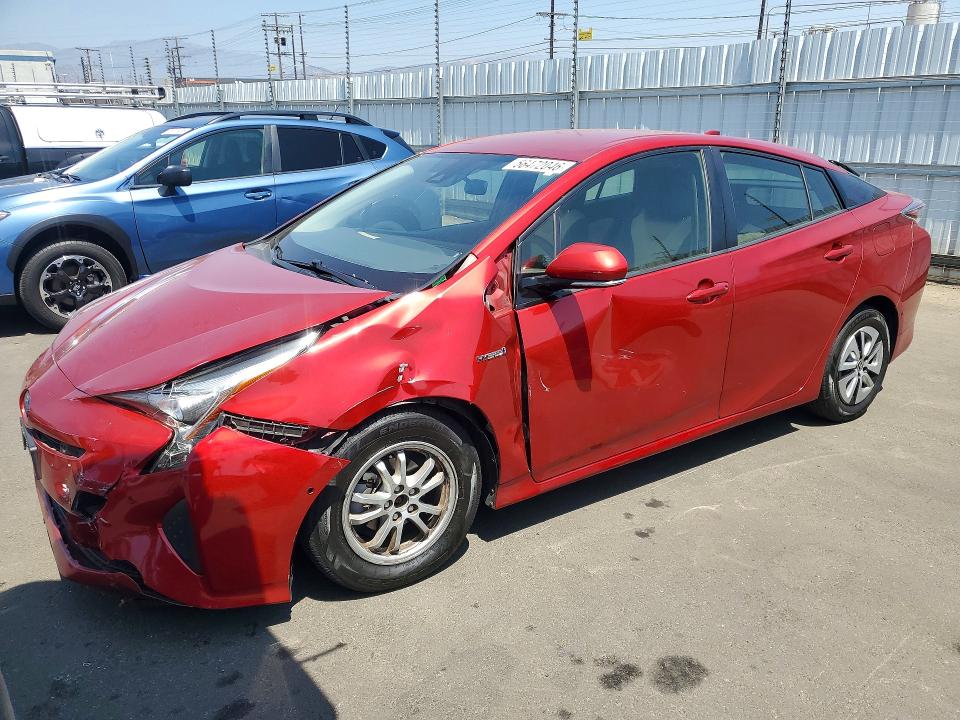 2017 Toyota Prius VIN JTDKBRFU5H3559250 COPART salvage auction — FRONT END, CA - SALVAGE CERTIFICATE, sold $3,400 on 2026-07-13 (photo 1)