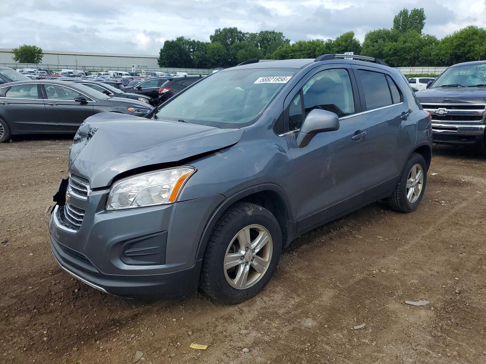 2015 Chevrolet Trax VIN KL7CJRSB8FB175877 COPART salvage auction — FRONT END, Mi - Certificate Of Title, sold $700 on 2026-07-15 (photo 1)