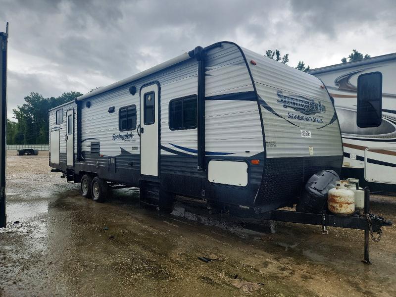 2017 Keystone rv . VIN 4YDT30324H3151710 COPART salvage auction — WATER/FLOOD, LA - CERT OF TITLE-WATER DAMAGED (P), sold $1,100 on 2026-07-28 (photo 1)