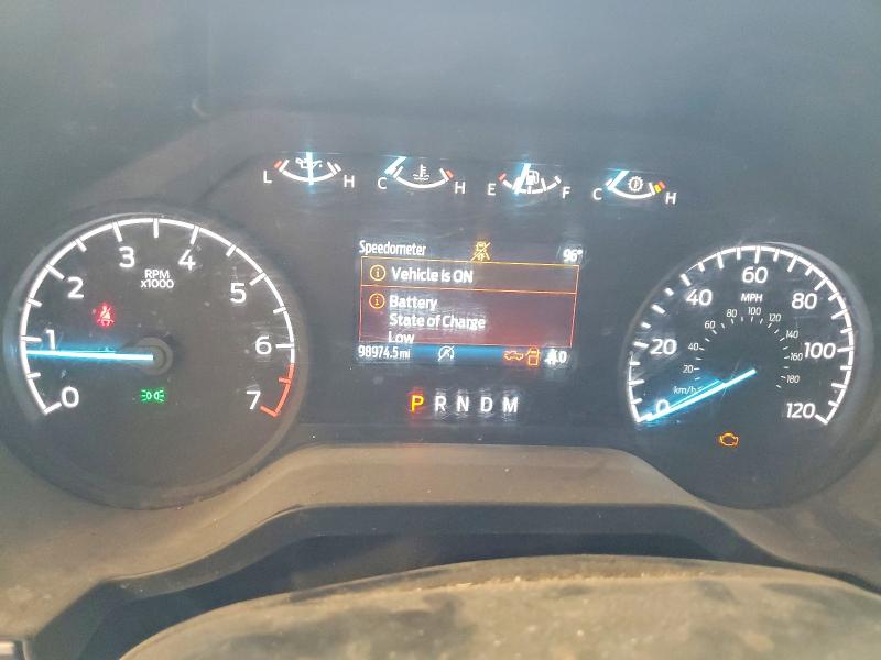 2021 Ford F-150 VIN 1FTEW1CP1MKD48127 COPART salvage auction — FRONT END, Tx - Salvage Vehicle Title, sold $8,900 on 2026-07-31 (photo 9)